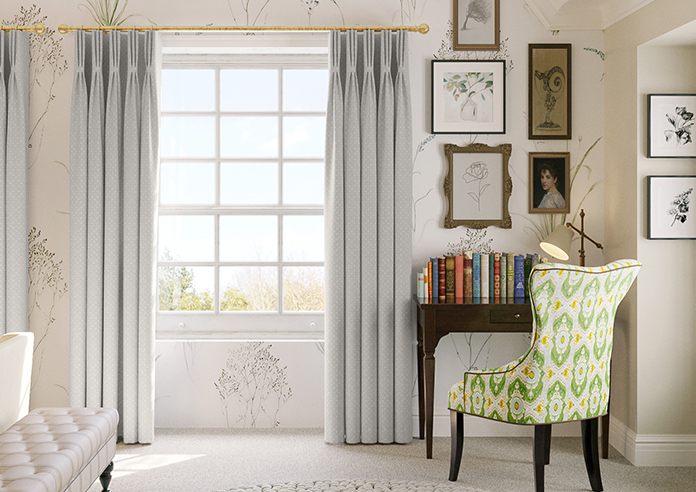Rae Trellis, Wedgewood - Made to Measure Curtains - Image 3